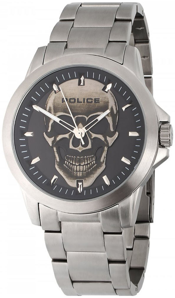 Police Herrklocka PEWJG2194803 Flick Grå/Stål Ø47 mm - Police