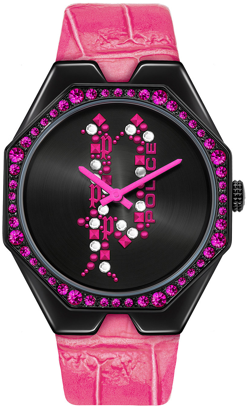 Police Damklocka PEWLA2008202 Svart/Läder - Police