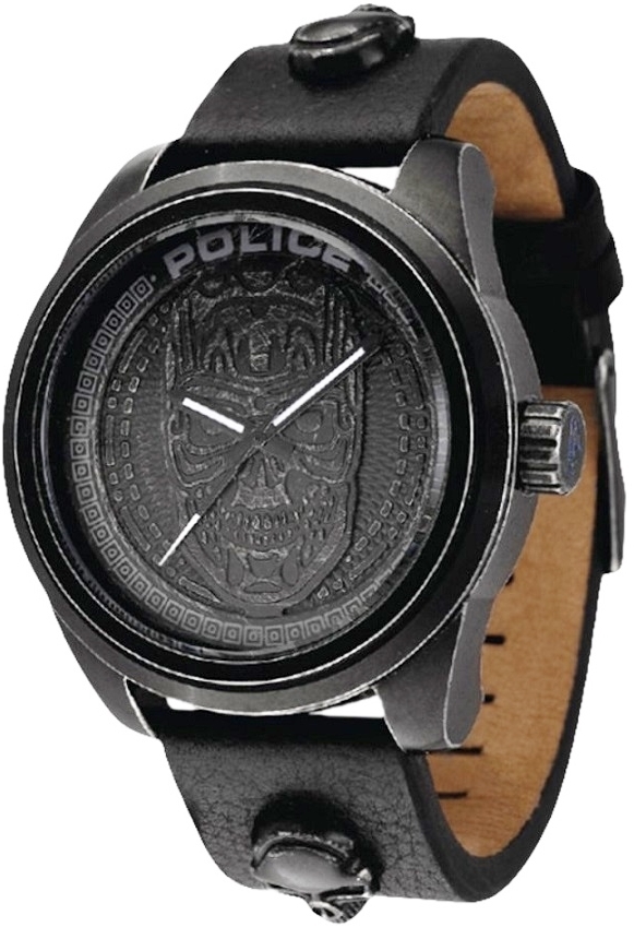 Police Herrklocka PL14798JSQB.02 Svart/Stål Ø50 mm - Police