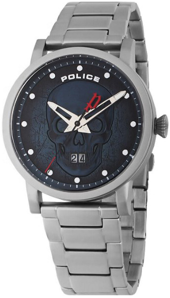 Police Herrklocka PL15404JS.03MA Collin Blå/Stål Ø43 mm - Police