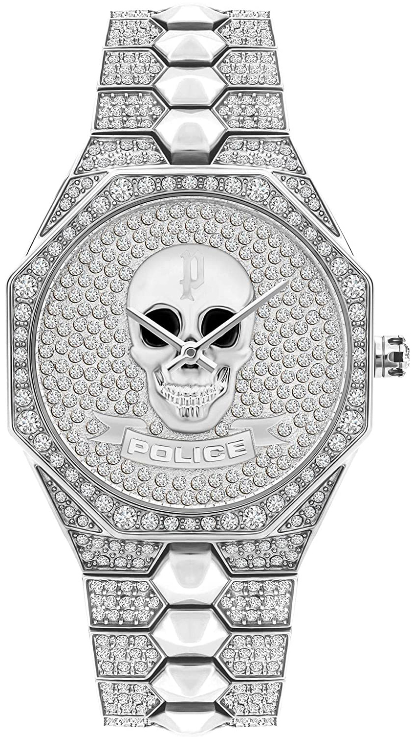 Police Damklocka PL16027BS.04M Kristallinfattad/Stål Ø36 mm - Police