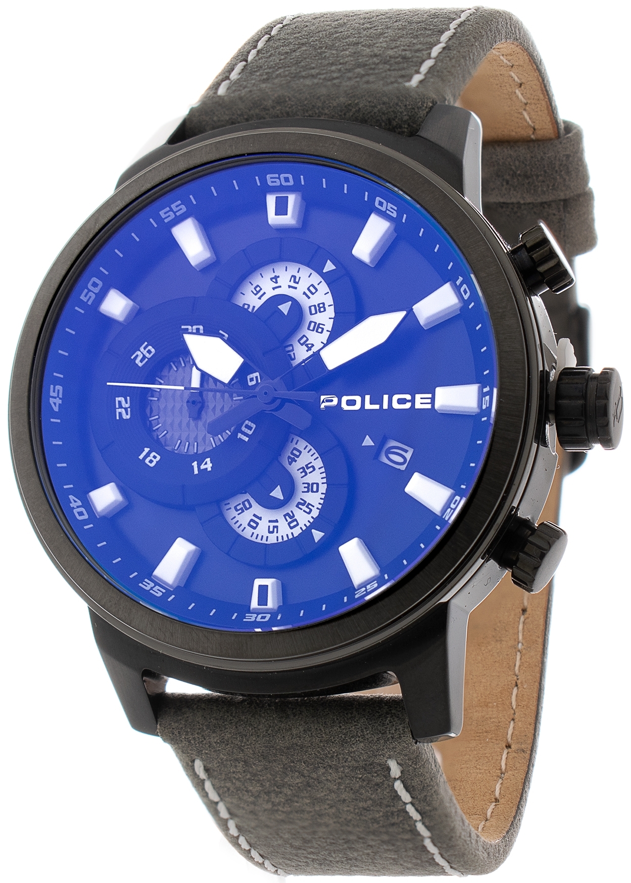 Police Herrklocka R1451281001 Explorer Blå/Textil Ø46 mm - Police