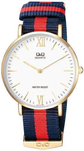 Q&Q Herrklocka Q974J131Y Classic Vit/Textil Ø39 mm - Q&Q