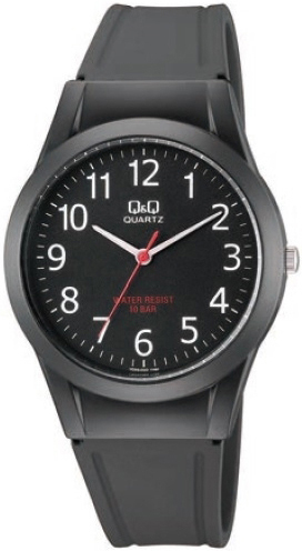 Q&Q Herrklocka VQ50J024Y Classic Svart/Gummi Ø37 mm