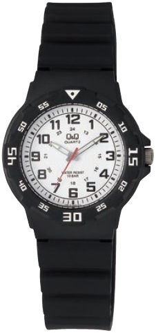 Q&Q Damklocka VR19J003Y Classic Vit/Gummi Ø32 mm