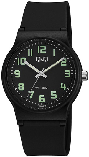 Q&Q Herrklocka VS50J010Y Classic Svart/Resinplast Ø38 mm