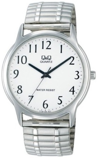 Q&Q VY28J204Y Classic Vit/Stål Ø38 mm