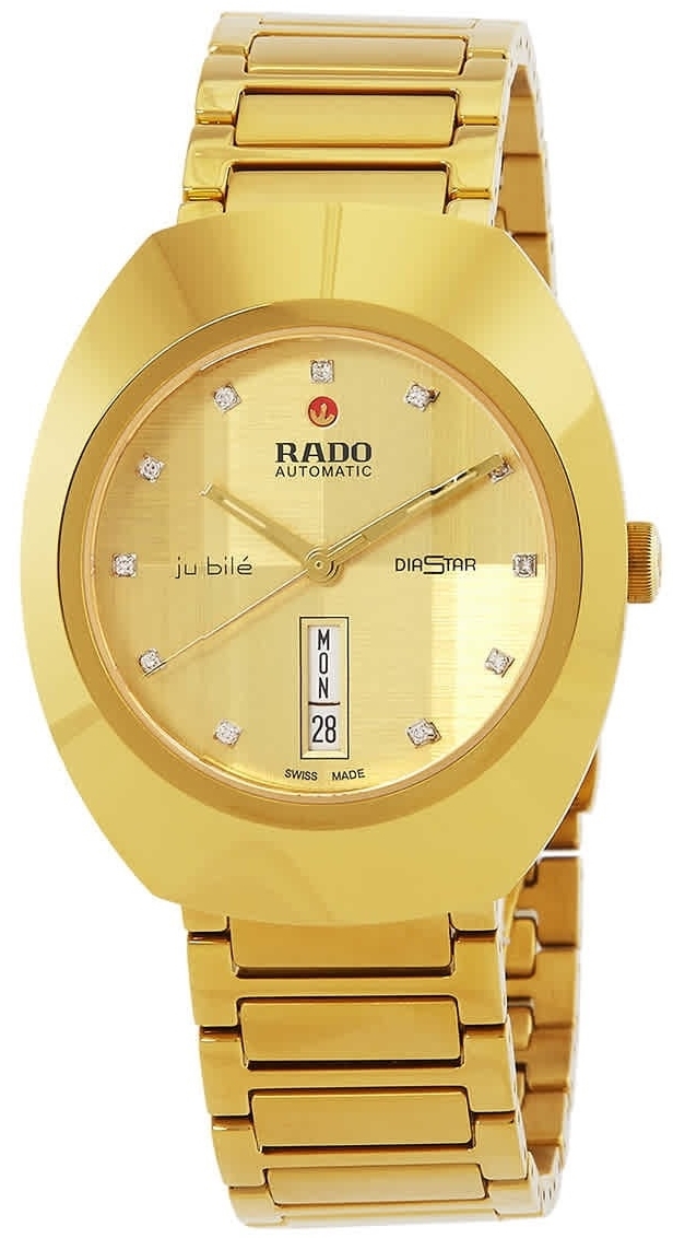 Rado R12161733 Diastar Guld/Gulguldtonat stål Ø38 mm - Rado