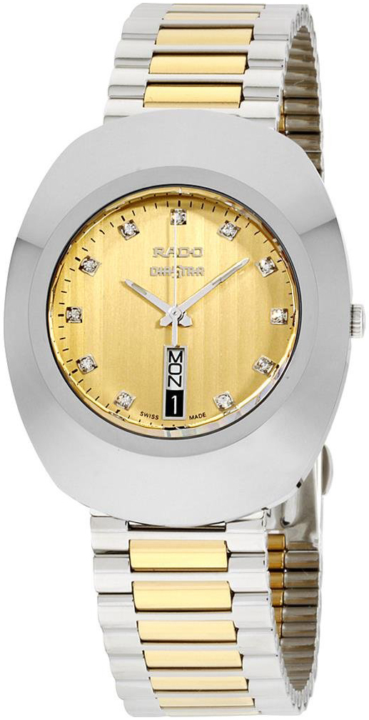Rado Herrklocka R12305304 Diastar Original Guld/Gulguldtonat stål - Rado