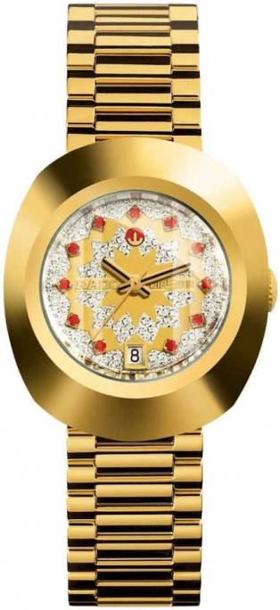 Rado Damklocka R12416073 Diastar Original Guld/Gulguldtonat stål - Rado