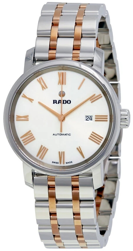 Rado Damklocka R14050123 Diamaster Vit/Roséguldstonat stål Ø33 mm - Rado