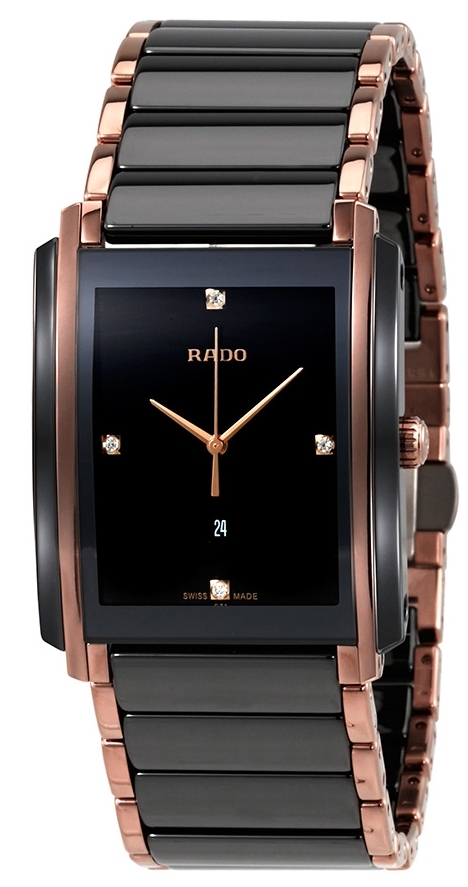 Rado Herrklocka R20207712 Integral Svart/Roséguldstonat stål - Rado