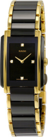 Rado Damklocka R20845712 Integral Svart/Gulguldtonat stål - Rado
