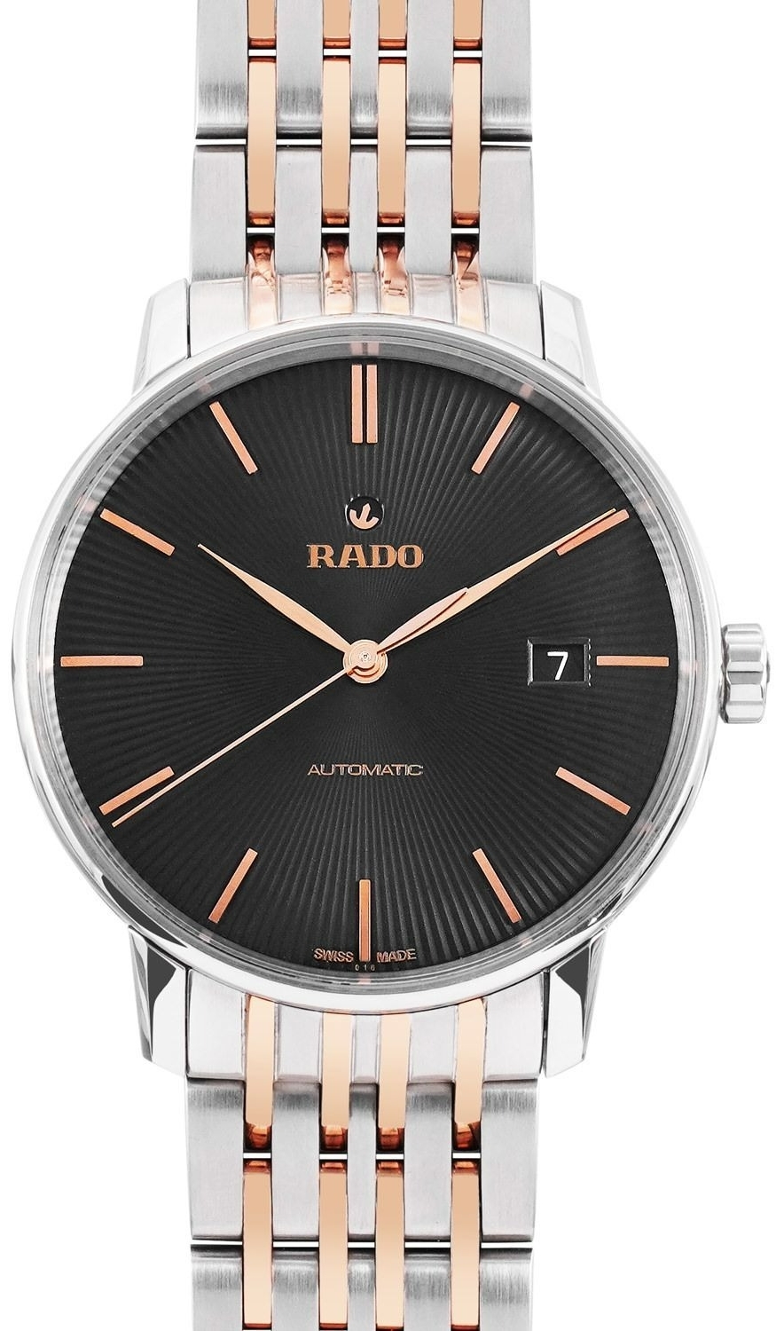 Rado Damklocka R22860163 Coupole Svart/Roséguldstonat stål Ø34 mm - Rado