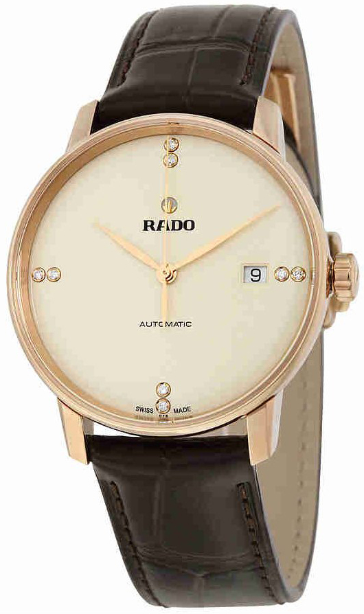 Rado Herrklocka R22861765 Coupole Antikvit/Läder Ø38 mm - Rado