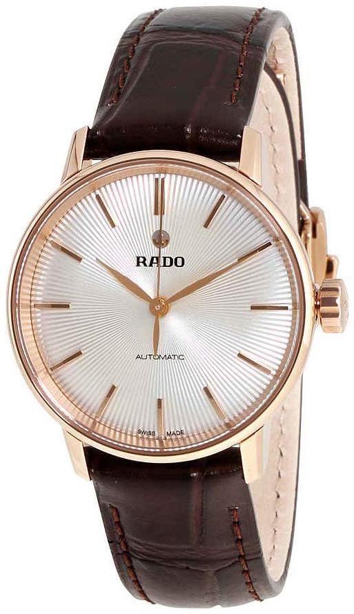 Rado Damklocka R22865115 Coupole Silverfärgad/Läder Ø32 mm - Rado