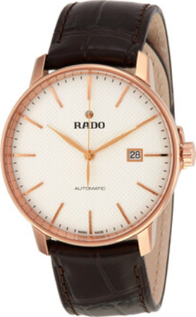 Rado Herrklocka R22877025 Coupole Vit/Läder Ø41 mm - Rado