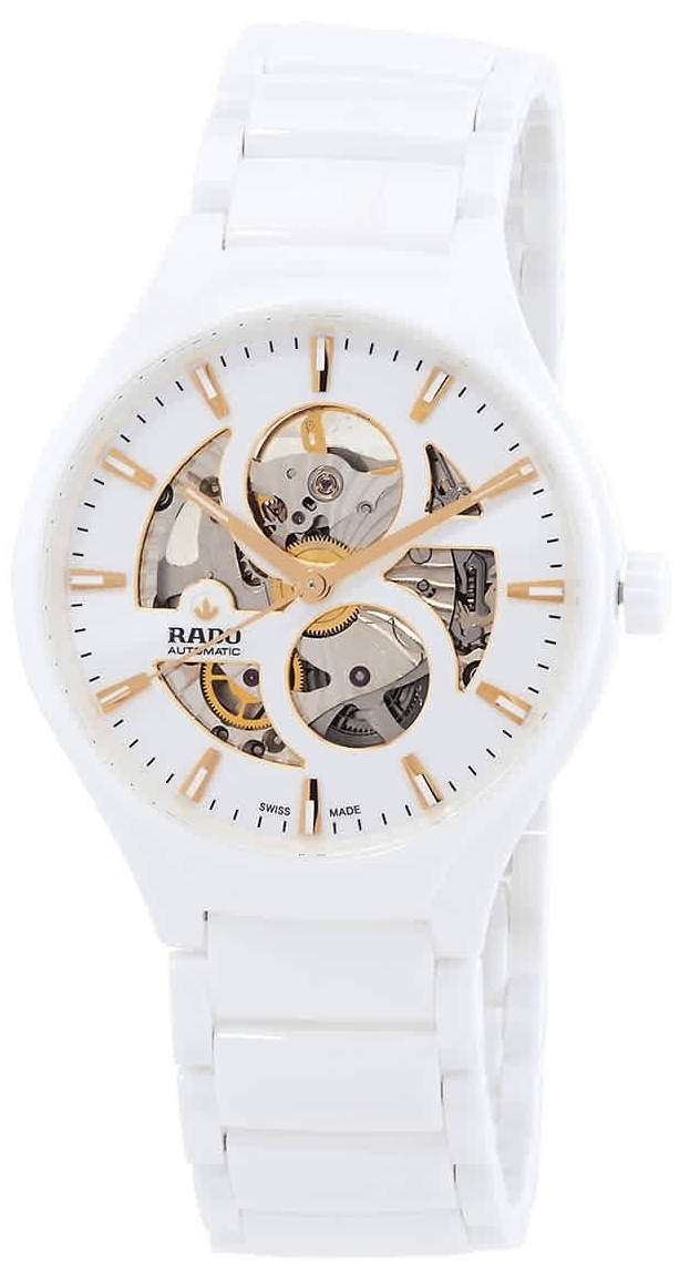 Rado R27115012 True Square Vit/Keramik Ø40 mm - Rado