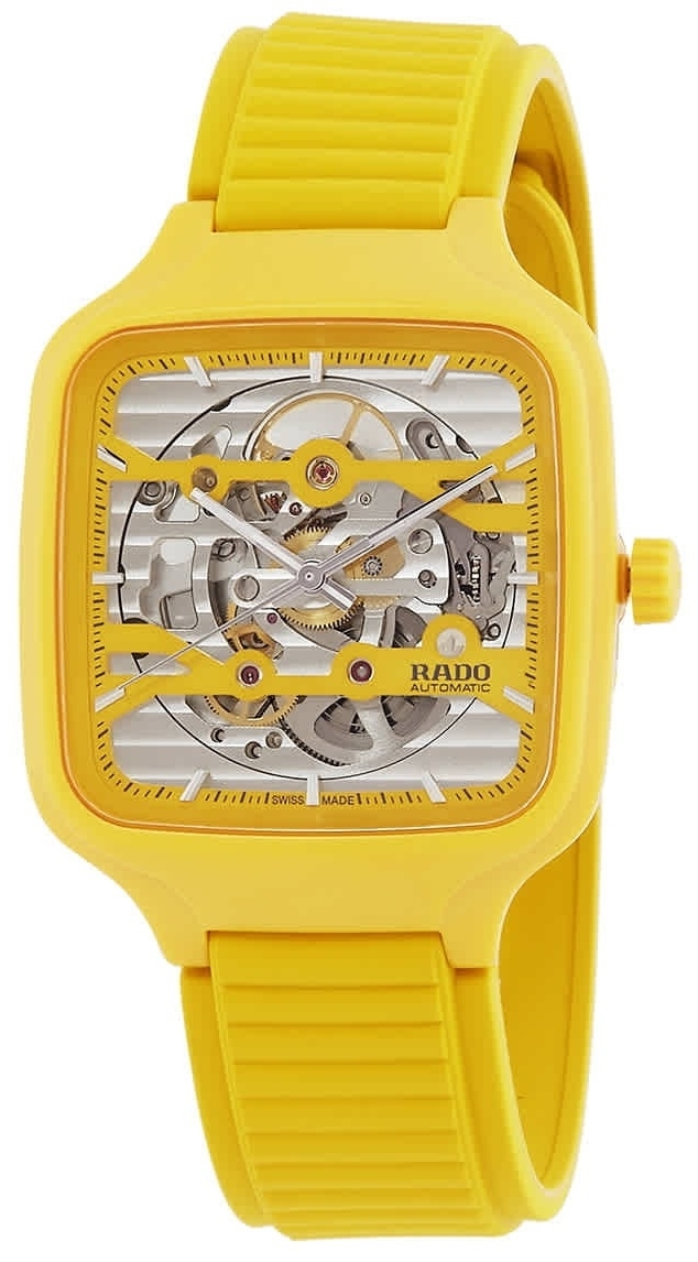 Rado R27177255 True Square Skelettskuren/Gummi - Rado