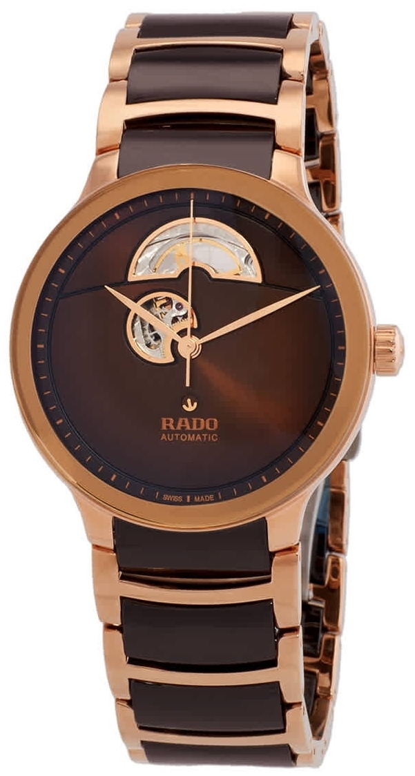 Rado R30013302 Centrix Open Heart Brun/Keramik Ø39.5 mm - Rado