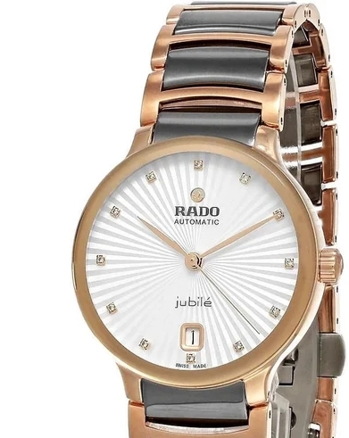 Rado Damklocka R30037742 Centrix Silverf&auml;rgad/Keramik &Oslash;35 mm