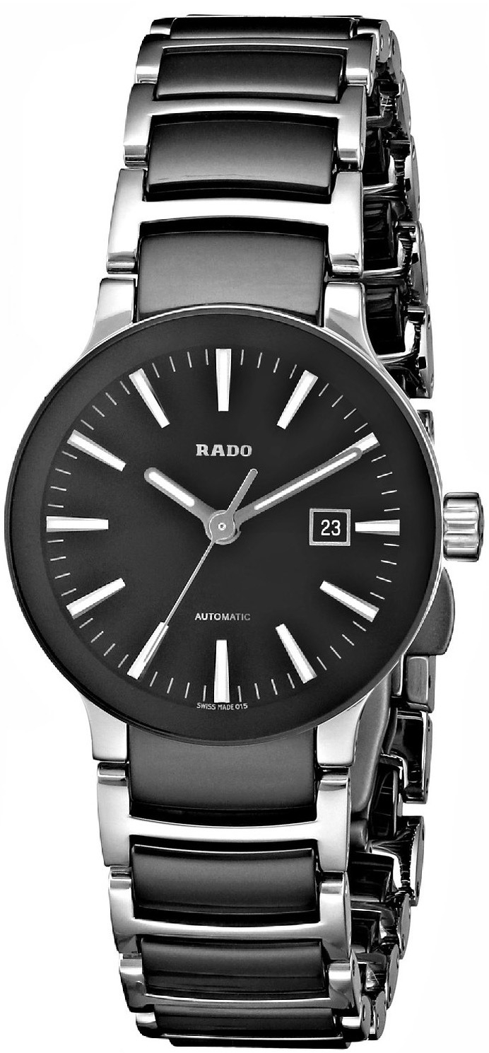 Rado Damklocka R30942152 Centrix Svart/St&aring;l &Oslash;28 mm