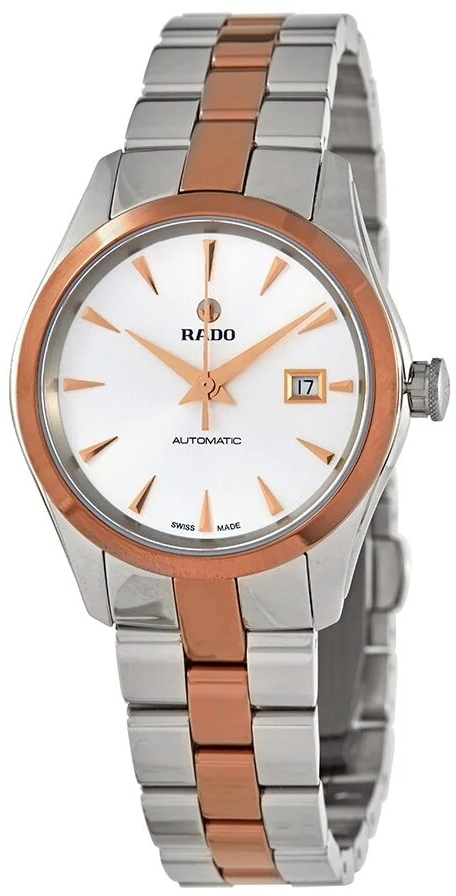 Rado Damklocka R32087112 Hyperchrome Silverfärgad/Roséguldstonat - Rado