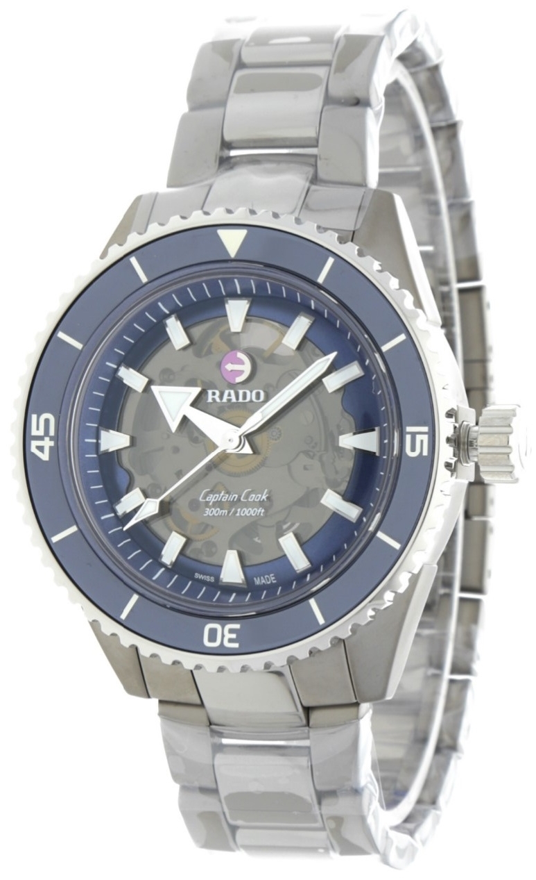 Rado Herrklocka R32128202 Captain Cook Blå/Keramik Ø43 mm - Rado