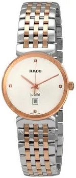 Rado Damklocka R48913723 Florence Vit/Roséguldstonat stål Ø30 mm - Rado