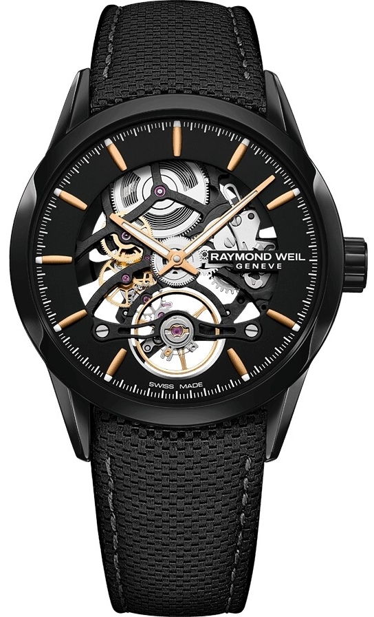 Raymond Weil Herrklocka 2785-BC5-20001 Freelancer Svart/Läder Ø42 mm - Raymond Weil