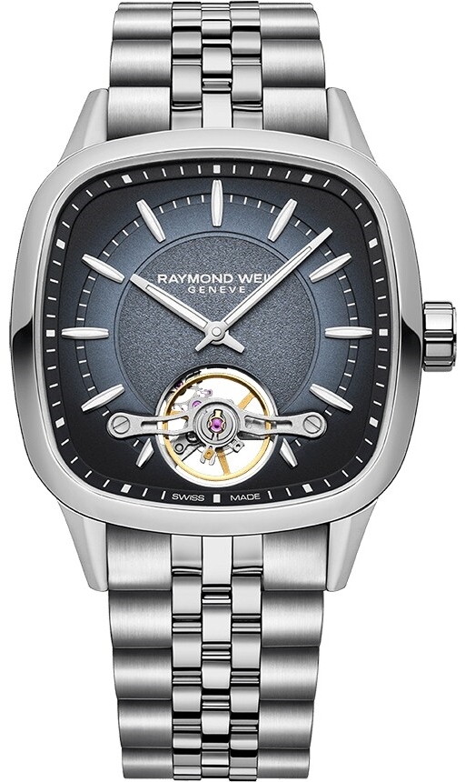 Raymond Weil Herrklocka 2790-ST-50051 Freelancer Blå/Stål 40x40 mm - Raymond Weil
