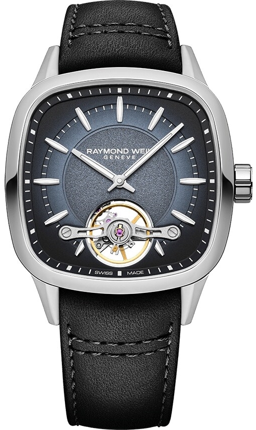 Raymond Weil Herrklocka 2790-STC-50051 Freelancer Blå/Läder 40x40 mm - Raymond Weil