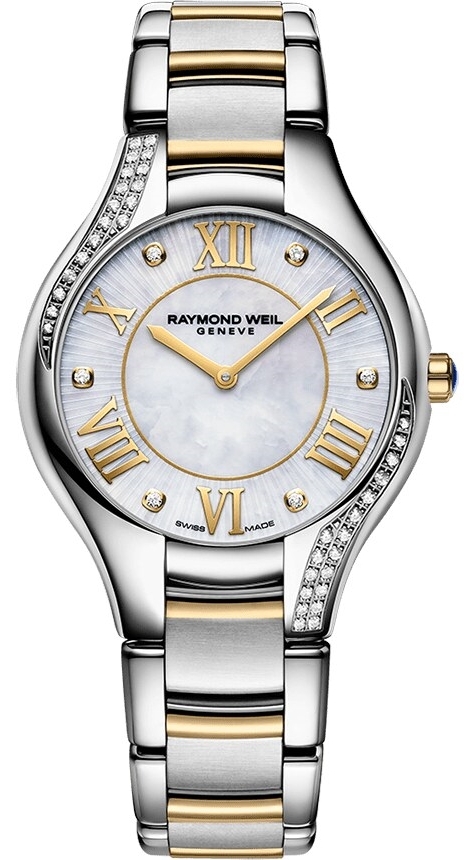 Raymond Weil Damklocka 5132-S1P-00966 Noemia Vit/Stål Ø32 mm - Raymond Weil