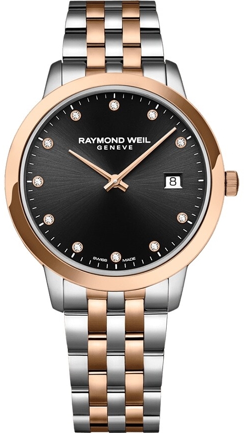 Raymond Weil Damklocka 5385-SP5-20081 Toccata Svart/Roséguldstonat - Raymond Weil