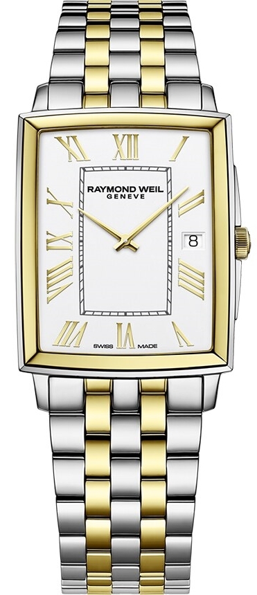 Raymond Weil Herrklocka 5425-STP-00308 Toccata Vit/Gulguldtonat stål - Raymond Weil