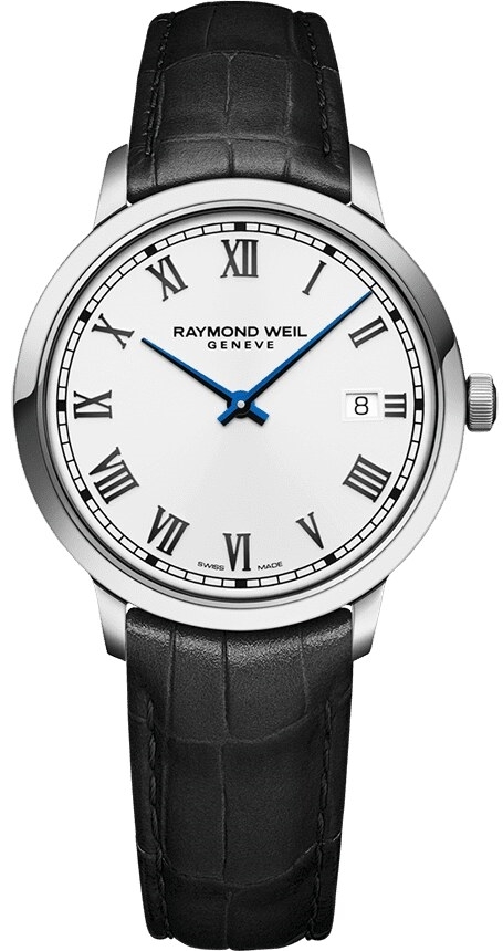 Raymond Weil Herrklocka 5485-STC-00359 Toccata Vit/Läder Ø39 mm - Raymond Weil