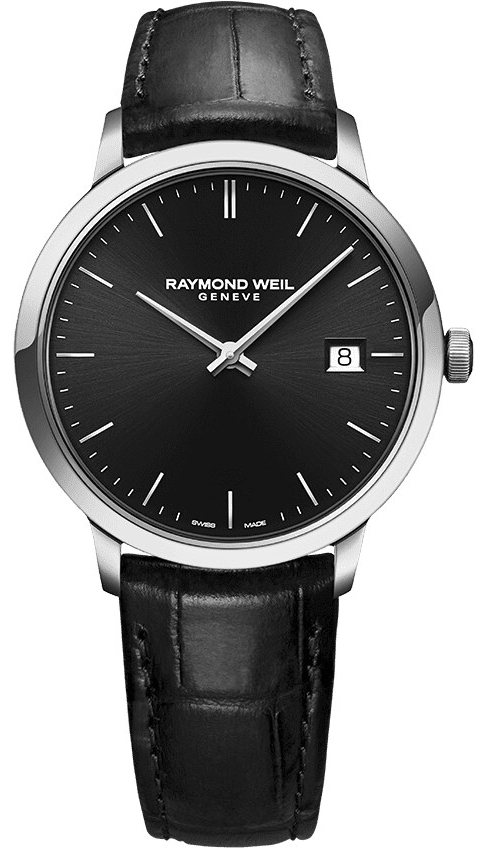 Raymond Weil Herrklocka 5485-STC-20001 Toccata Svart/Läder Ø39 mm - Raymond Weil