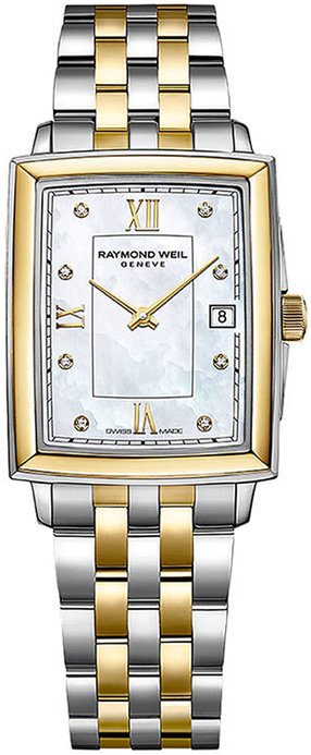 Raymond Weil Damklocka 5925-STP-00995 Toccata Vit/Gulguldtonat stål - Raymond Weil