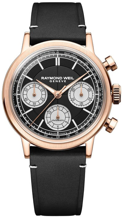 Raymond Weil Herrklocka 7765-PC5-20631 Millesime Svart/L&auml;der &Oslash;39 mm
