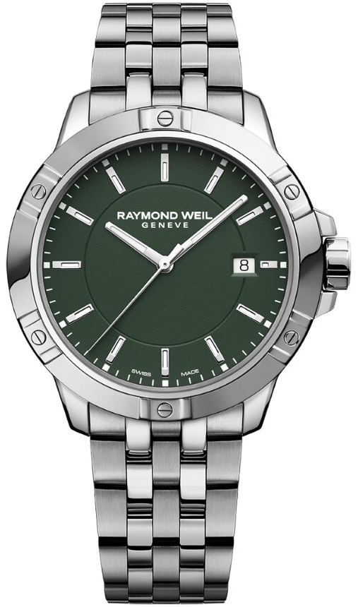 Raymond Weil Herrklocka 8160-ST-52041 Tango Grön/Stål Ø41 mm - Raymond Weil