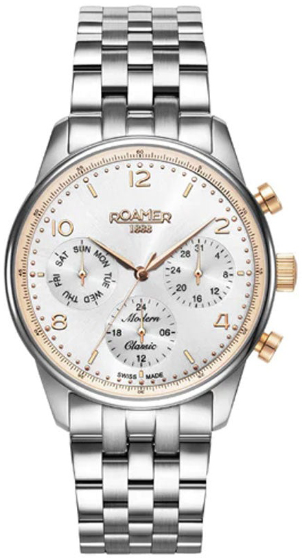Roamer Monza Herrklocka 509902-49-24-20 Classic Silverfärgad/Stål - Roamer Monza