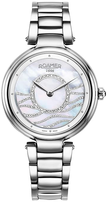 Roamer Monza Damklocka 600857-41-15-50 Mermaid Vit/Stål Ø36 mm - Roamer Monza