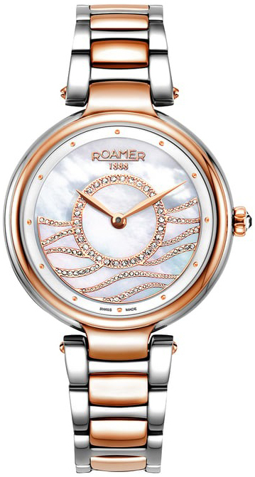 Roamer Monza Damklocka 600857-49-15-50 Mermaid Vit/Roséguldstonat - Roamer Monza