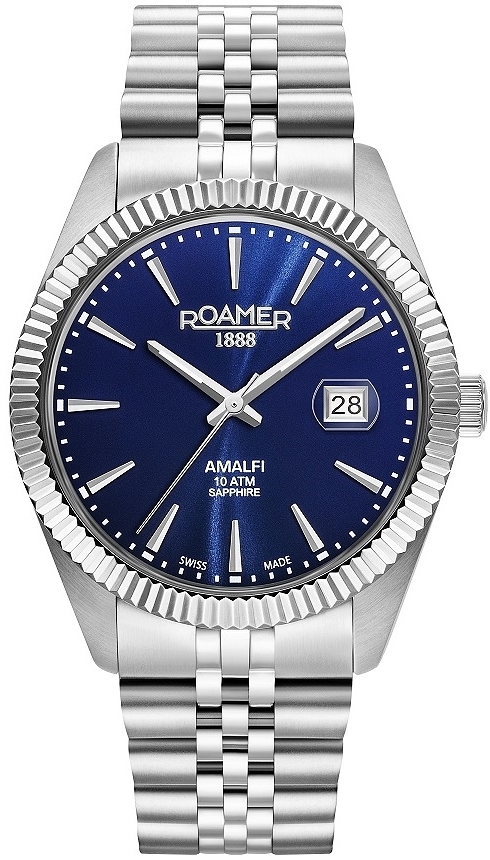 Roamer Monza Herrklocka 852833-41-45-20 Amalfi Gents Blå/Stål Ø42 - Roamer Monza
