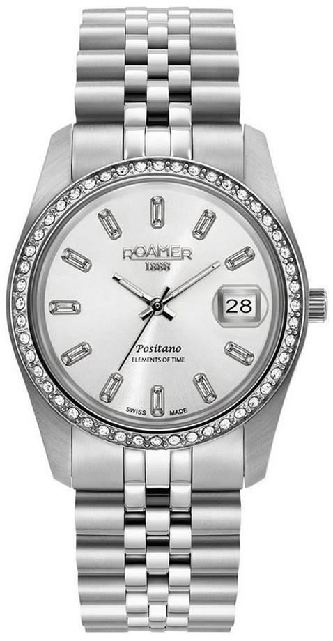 Roamer Monza Damklocka 853858-41-19-20 Positano Silverfärgad/Stål - Roamer Monza