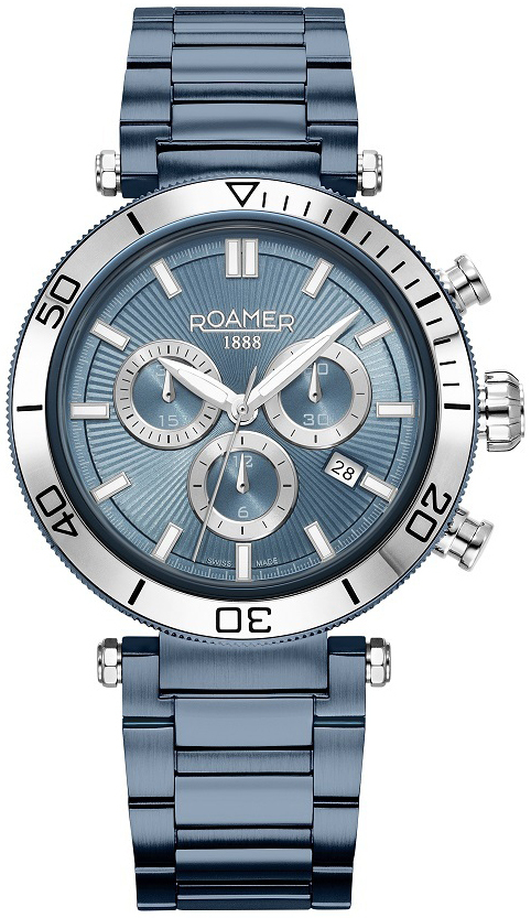 Roamer Monza Herrklocka 994837-41-45-20 Toscana Blå/Stål Ø43 mm - Roamer Monza