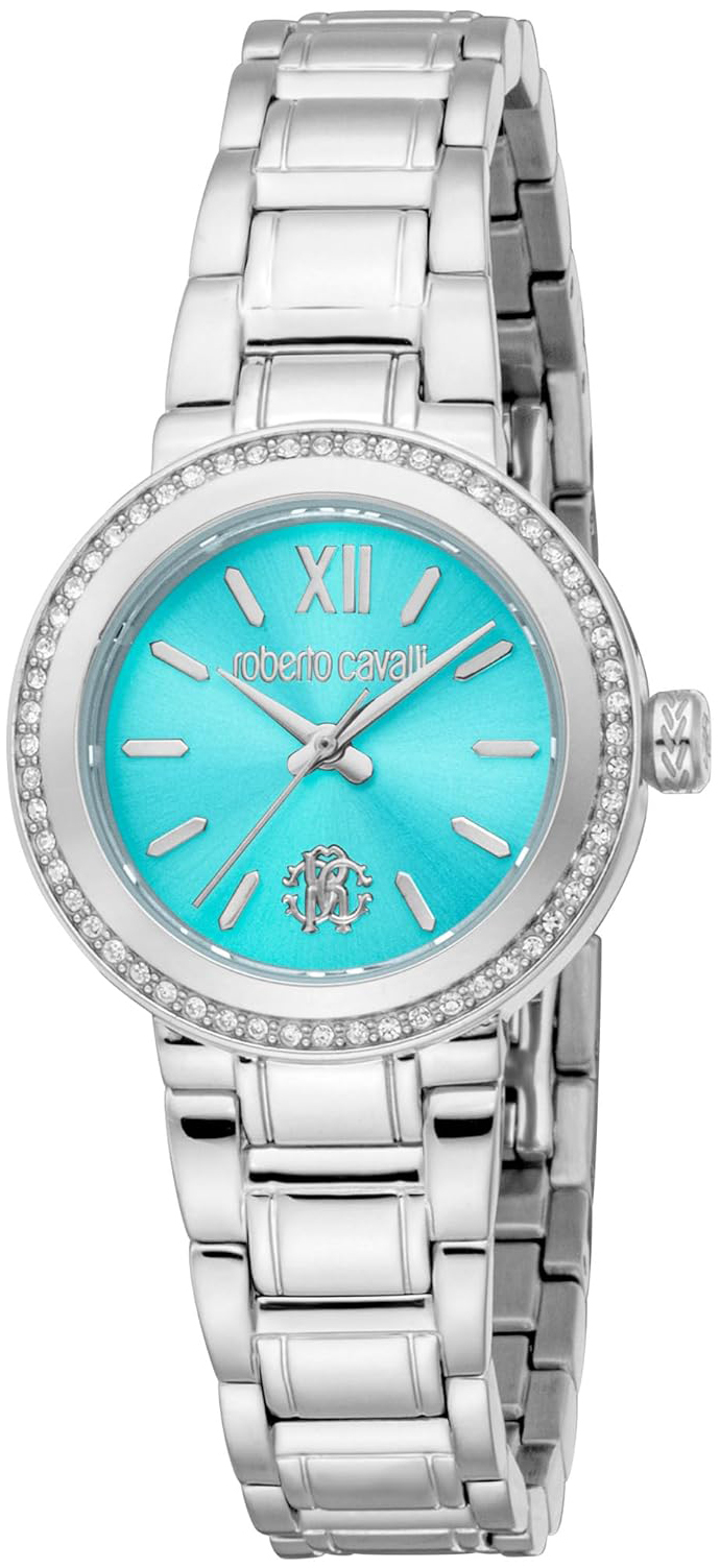 Roberto Cavalli by Franck Muller Damklocka RC5L123M0055 Turkos/Stål - Roberto Cavalli by Franck Muller