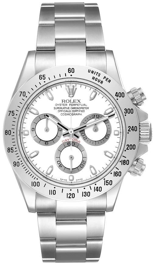Rolex Herrklocka 116520/3 Daytona Vit/Stål Ø40 mm