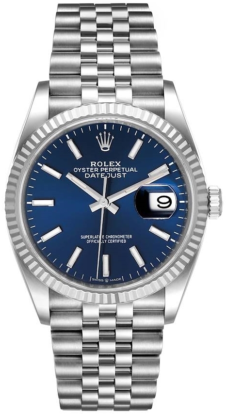 Rolex Damklocka 126234-0017 Datejust 36 Blå/Stål Ø36 mm - Rolex