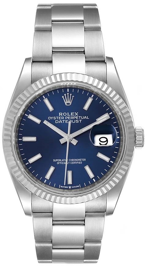 Rolex Damklocka 126234-0018 Datejust 36 Blå/Stål Ø36 mm